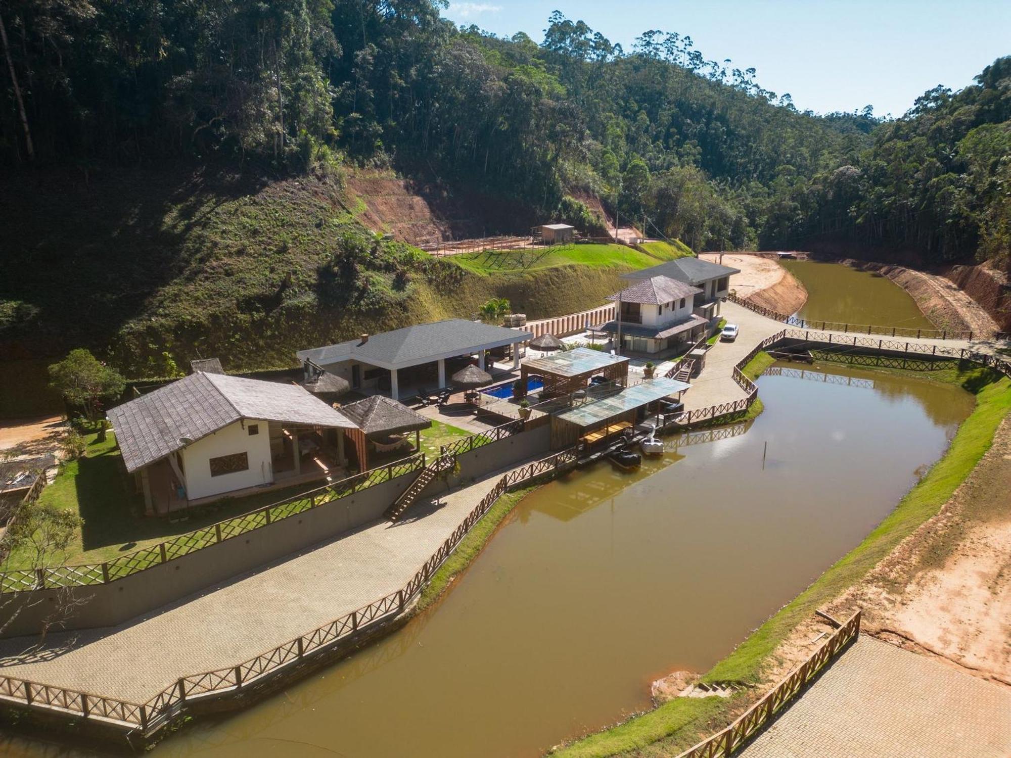 Sitio Cinco Folhas, Recanto Com Vista Pra Montanha Марешал Флориану Екстериор снимка