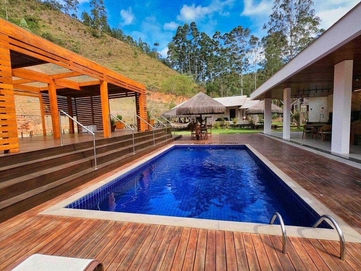 Sitio Cinco Folhas, Recanto Com Vista Pra Montanha Марешал Флориану Екстериор снимка